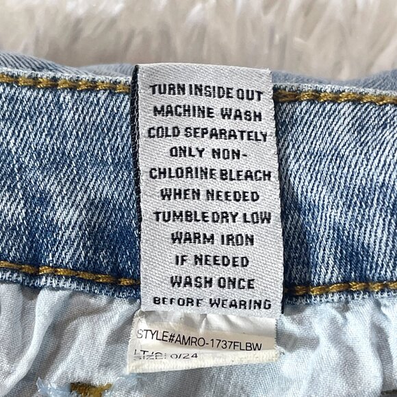 Ashley Mason Boot Cut Jeans with Floral Detail Size 0/24 - Picture 11 of 11